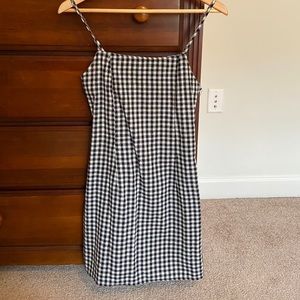 Checkered mini dress